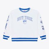 New York Knicks Arctic Fleece Sweatshirt White | Mitchell & Ness outlet