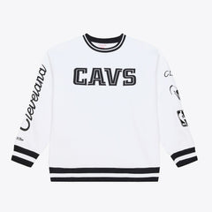 Cleveland Cavaliers Arctic Fleece Sweatshirt for sale White | Mitchell & Ness outlet