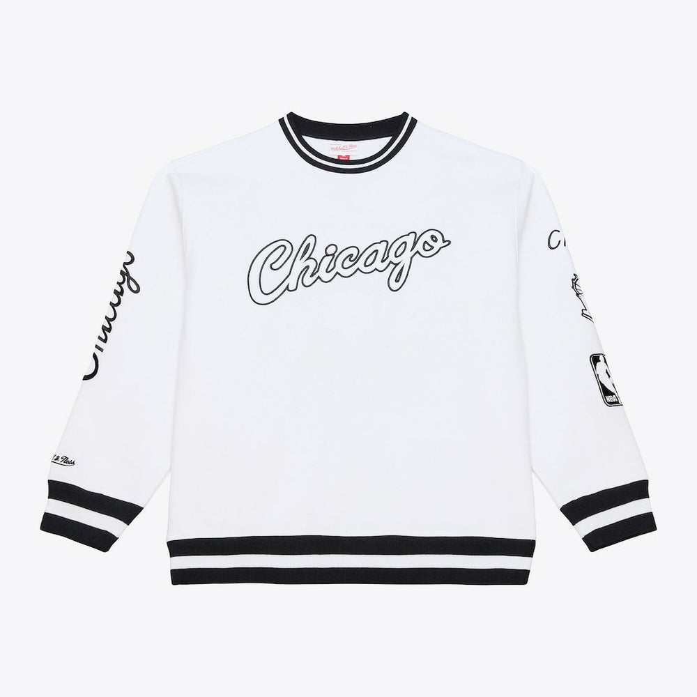 Chicago Bulls Hardwood Classics Arctic Fleece Sweatshirt White | Mitchell & Ness Near Me