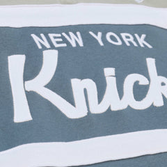 New York Knicks Thunderstorm Head Coach Quarter-Zip Jacket Blue | Mitchell & Ness online