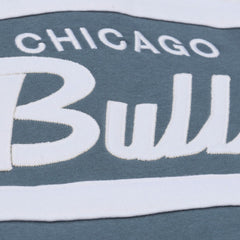Chicago Bulls Thunderstorm Head Coach Quarter-Zip Jacket Blue | Mitchell & Ness
