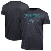 Tampa Bay Rays Champion Cooperstown Wordmark Lockup Tri-Blend T-Shirt - Black - MLB Lifestyle