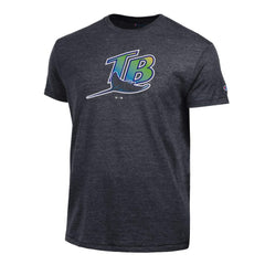 Tampa Bay Rays Champion Cooperstown Logo Tri-Blend T-Shirt - Black - MLB on Sale