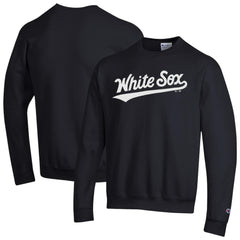Chicago White Sox Champion Powerblend Wordmark Sweatshirt - Black - MLB Sale