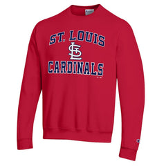 St. Louis Cardinals Champion Heart & Soul Powerblend Sweatshirt - Red - MLB on Sale