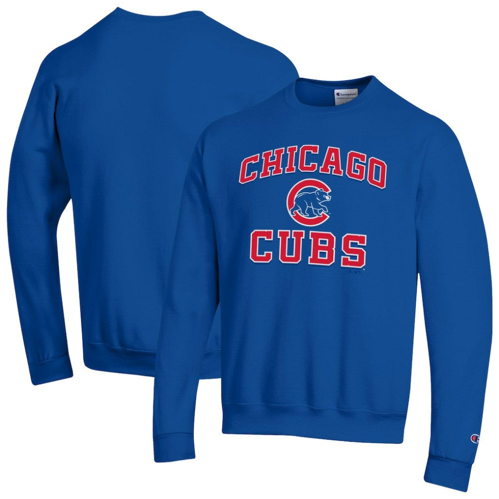 Chicago Cubs Champion Heart & Soul Powerblend Sweatshirt - Royal - MLB on Sale