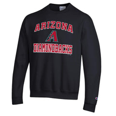 Arizona Diamondbacks Champion Heart & Soul Powerblend Sweatshirt - Black - MLB Discount