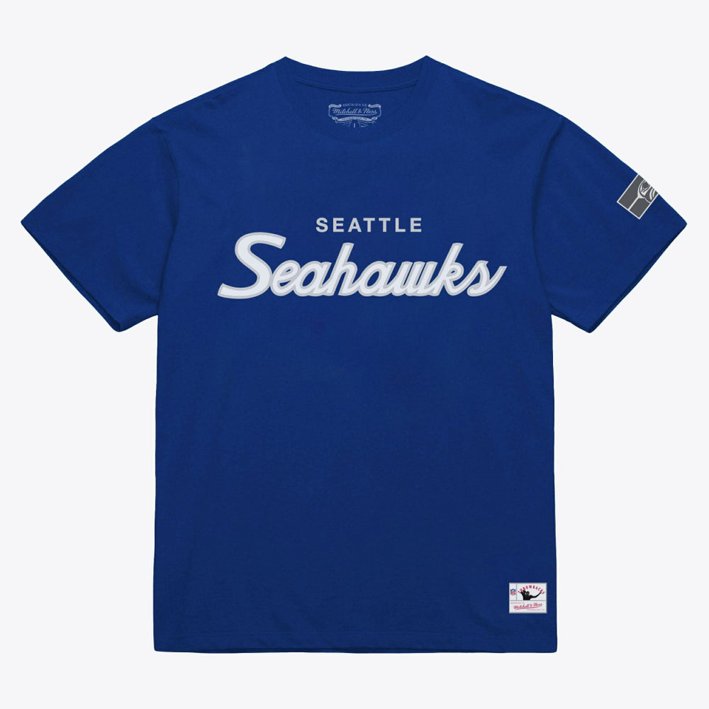 Mitchell & Ness Seattle Seahawks Head Coach Classic T-Shirt Royal