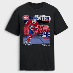 Lane Hutson Montreal Canadiens Fresh Ice T-Shirt - Black - NHL 203755378