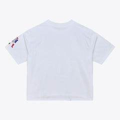 Mitchell & Ness New England Patriots Women's Head Coach Cropped T-Shirt White