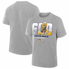 Steven Stamkos Nashville Predators 600th Career Goal T-Shirt - Gray - NHL 203758495