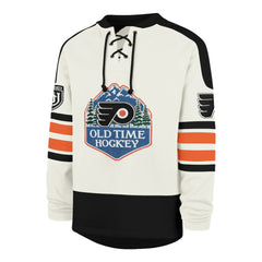 Philadelphia Flyers '47 Pond Hockey Trio Eternal Lacer Sweatshirt - Cream - NHL 203760199