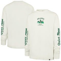 Atlanta Braves '47 Quiet Please Foundation Long Sleeve T-Shirt - Cream - 47 brand Online