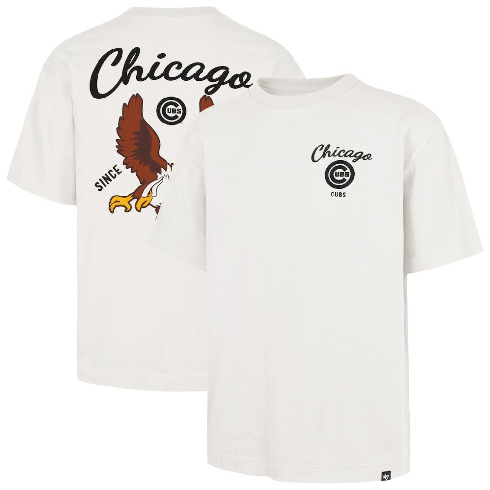 Chicago Cubs '47 Souvenir Eagle Foundation T-Shirt - Cream - 47 brand Discount