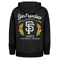 San Francisco Giants '47 Souvenir Laurels Foundation Hoodie - Black - 47 brand on Sale