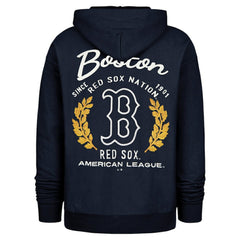 Boston Red Sox '47 Souvenir Laurels Foundation Hoodie - Navy - 47 brand Online