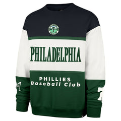 Philadelphia Phillies '47 Tee Up Maximalist Fleece Sweatshirt - Green - 47 brand Lifestyle