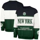 New York Yankees '47 Tee Up Maximalist Fleece Sweatshirt - Green - 47 brand Lifestyle