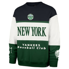 New York Yankees '47 Tee Up Maximalist Fleece Sweatshirt - Green - 47 brand Lifestyle
