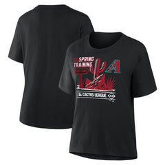 Arizona Diamondbacks Women's 2026 Spring Training Cactus League Hometown Special T-Shirt - Black - MLB on Sale