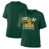 Athletics Women's 2026 Spring Training Cactus League Hometown Special T-Shirt - Green - MLB on Sale