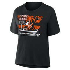 Baltimore Orioles Women's 2026 Spring Training Grapefruit League Hometown Special T-Shirt - Black - MLB Sale