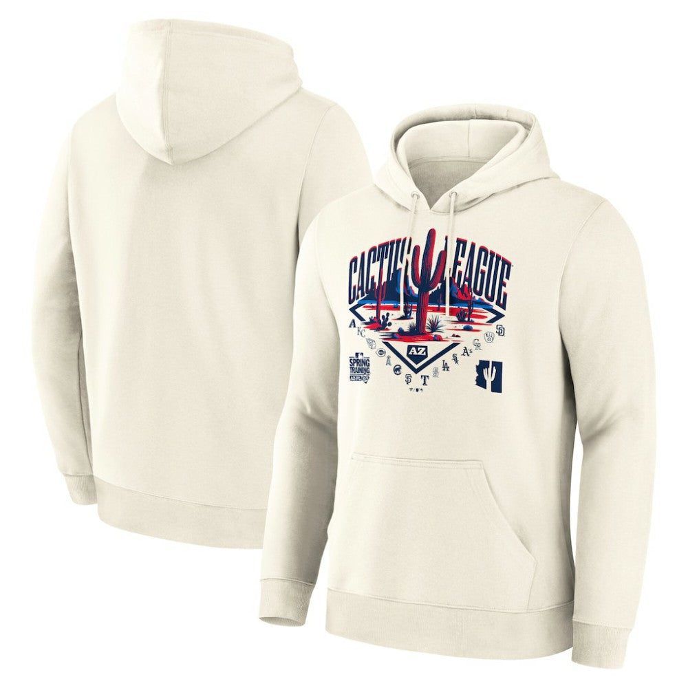 2026 Spring Training Cactus League Hoodie - Cream - MLB Discount