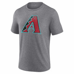Arizona Diamondbacks Heritage Personalized Any Name & Number Tri-Blend T-Shirt - Gray - MLB Online