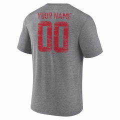 Arizona Diamondbacks Heritage Personalized Any Name & Number Tri-Blend T-Shirt - Gray - MLB Online