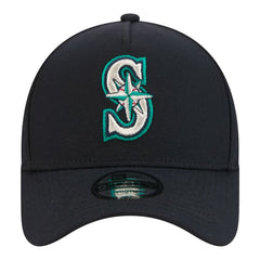 Seattle Mariners New Era Youth 9FORTY A-Frame Adjustable Hat - Navy - New Era Discount
