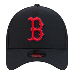 Boston Red Sox New Era Youth 9FORTY A-Frame Adjustable Hat - Navy - New Era Lifestyle