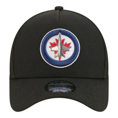 Winnipeg Jets New Era Youth 9FORTY A-Frame Adjustable Hat - Black - NHL 203773481
