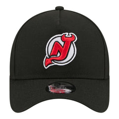 New Jersey Devils New Era Youth 9FORTY A-Frame Adjustable Hat - Black - NHL 203773486
