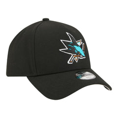 San Jose Sharks New Era Youth 9FORTY A-Frame Adjustable Hat - Black - NHL 203773496