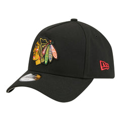 Chicago Blackhawks New Era Youth 9FORTY A-Frame Adjustable Hat - Black - NHL 203773498