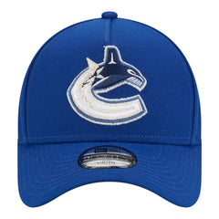 Vancouver Canucks New Era Youth 9FORTY A-Frame Adjustable Hat - Blue - NHL 203773503