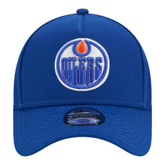 Edmonton Oilers New Era Youth 9FORTY A-Frame Adjustable Hat - Royal - NHL 203773512
