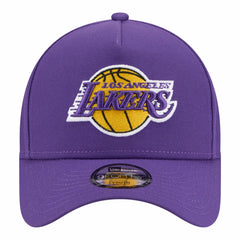 Los Angeles Lakers Youth 9FORTY A-Frame Adjustable Hat Purple | New Era US