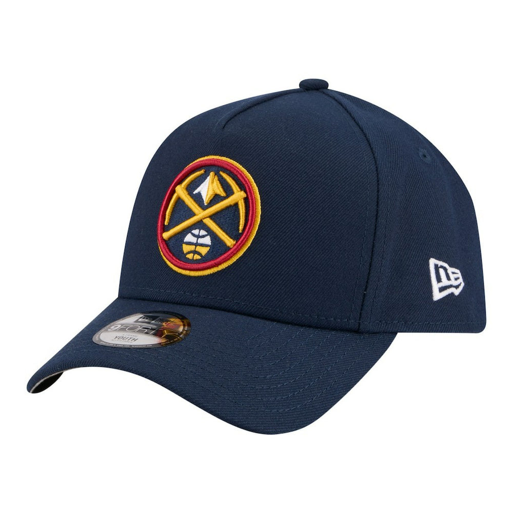 Denver Nuggets Youth 9FORTY A-Frame Adjustable Hat for sale Navy | New Era