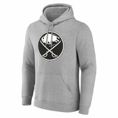 Buffalo Sabres Big & Tall Personalized Name & Number Monochrome Pullover Hoodie - Gray - NHL 203773688