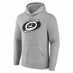 Carolina Hurricanes Big & Tall Personalized Name & Number Monochrome Pullover Hoodie - Gray - NHL 203773694