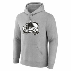 Colorado Avalanche Big & Tall Personalized Name & Number Monochrome Pullover Hoodie - Gray - NHL 203773700
