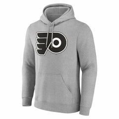 Philadelphia Flyers Big & Tall Personalized Name & Number Monochrome Pullover Hoodie - Gray - NHL 203773742