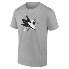 San Jose Sharks Big & Tall Personalized Name & Number Monochrome T-Shirt - Gray - NHL 203773749
