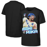 Mika Zibanejad New York Rangers Outerstuff Youth Miami Mika T-Shirt - Black - NHL 203774845