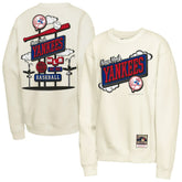 New York Yankees Mitchell & Ness Youth Retro Billboard Sweatshirt - Natural - Mitchell & Ness Discount