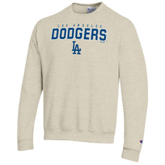 Los Angeles Dodgers Champion Eco Powerblend Sweatshirt - Oatmeal - MLB Online