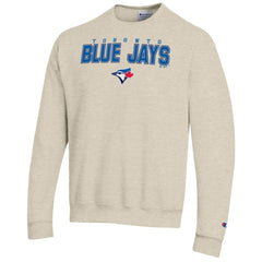 Toronto Blue Jays Champion Eco Powerblend Sweatshirt - Oatmeal - MLB Lifestyle