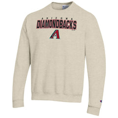 Arizona Diamondbacks Champion Eco Powerblend Sweatshirt - Oatmeal - MLB Discount