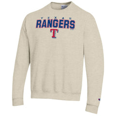 Texas Rangers Champion Eco Powerblend Sweatshirt - Oatmeal - MLB Online